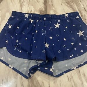 Old Navy Blue Starry Women's Athletic Shorts